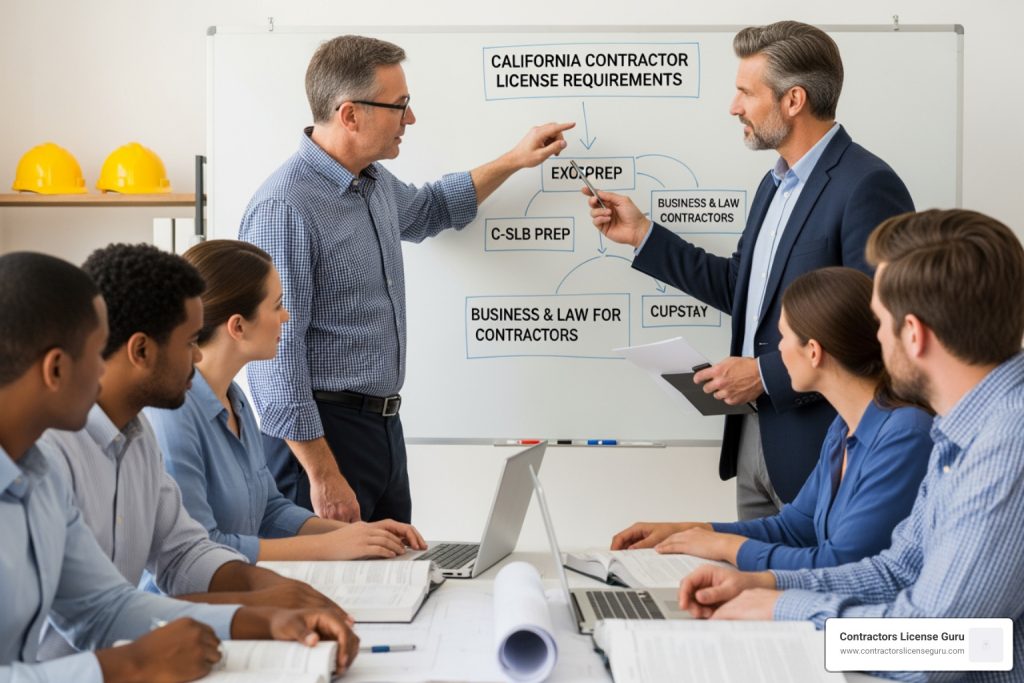 California contractor license course