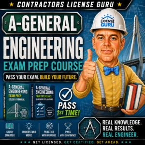 A-General Engineering CSLB Exam Prep Course