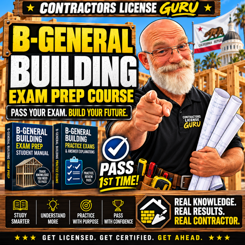 California B-General Exam Prep Course