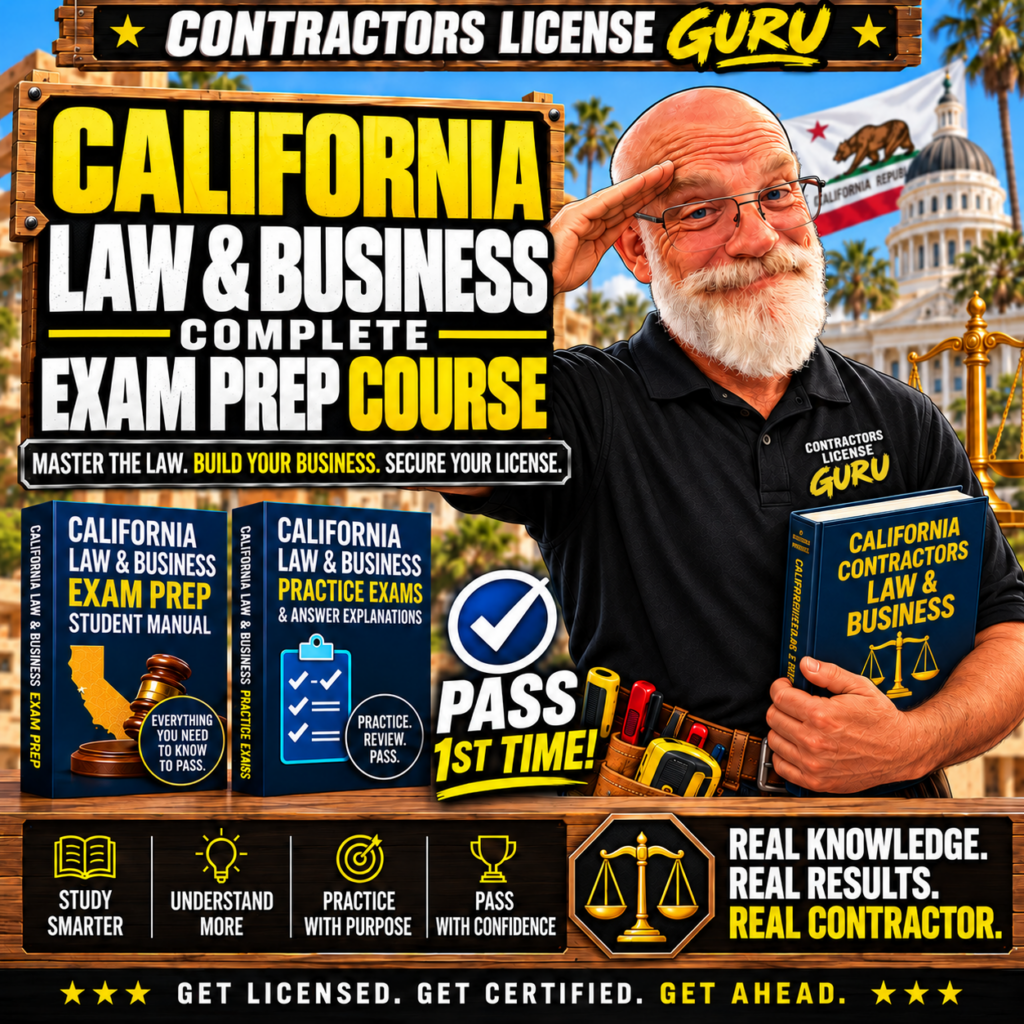 CSLB California Law & Business Exam Prep Course