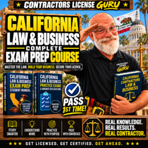 CSLB California Law & Business Exam Prep Course