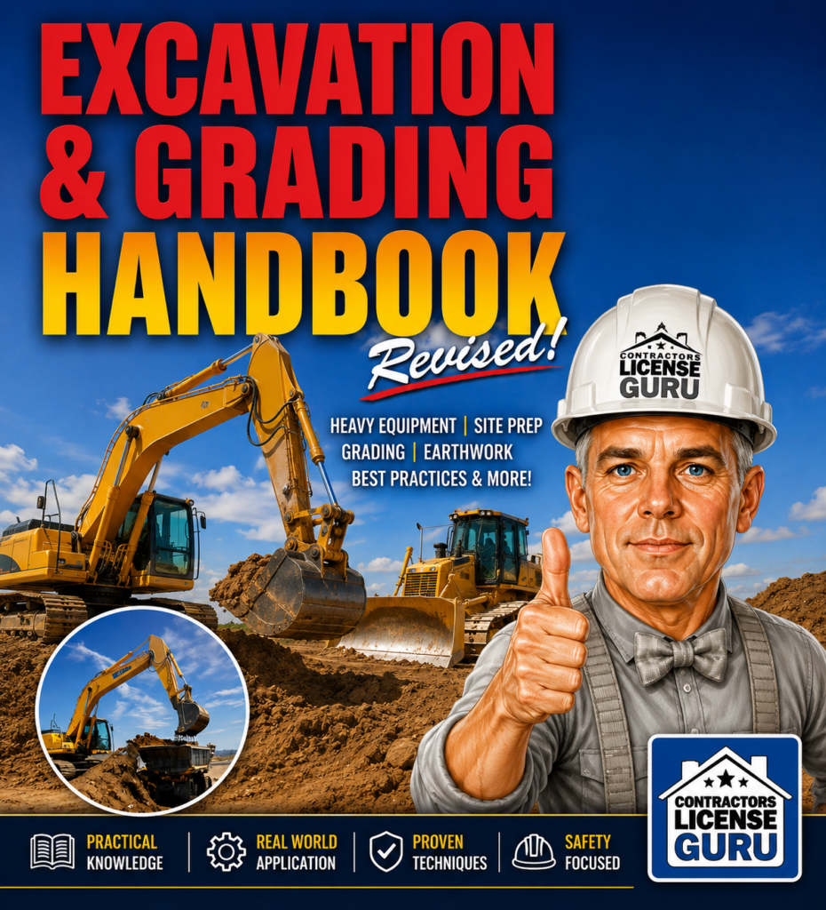 Excavation & Grading Handbook for CSLB Exam