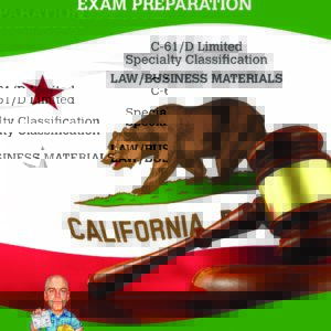 C-61/D Limited Specialty Classification Law & Business Exam Prep Course