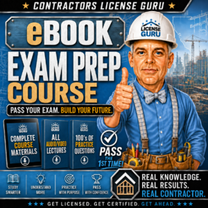 CSLB Exam Prep Courses for all trades eBook