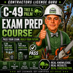 C-49 CSLB Tree and Palm Exam Prep Course