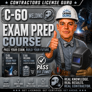 C-60 Well Drilling CSLB Exam Prep Course