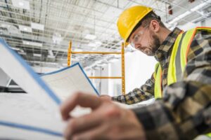 Contractor reviewing CSLB